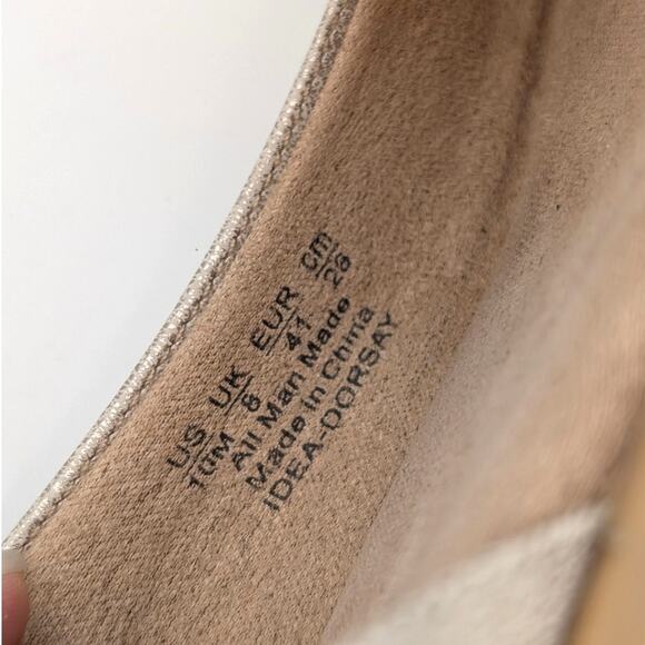 Soul Naturalizer Idea-Dorsay Slingback Flats Women's Light Gold Size US10M EU41 - Picture 6 of 11